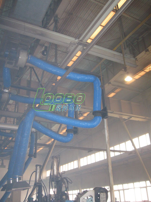 濰坊青特車橋使用我公司煙塵凈化系統