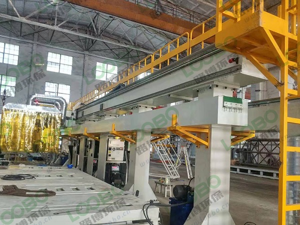 機器人焊接煙塵抽排凈化系統竣工