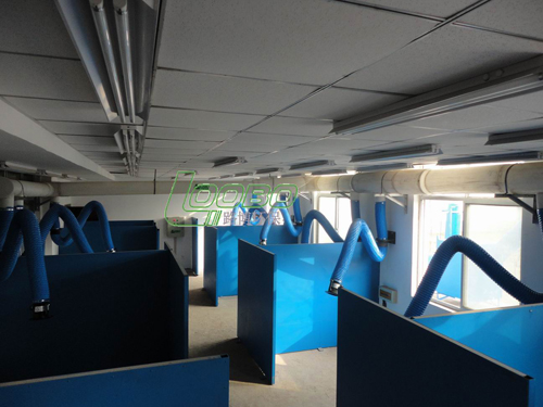 鄭州上街區中央式焊接煙塵凈化系統工程