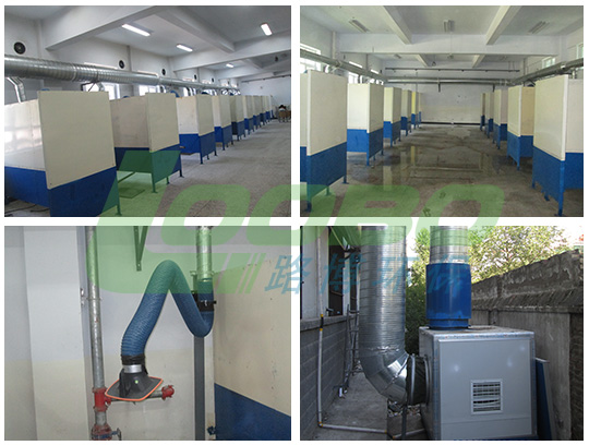 青海某職業技術學校焊煙凈化項目
