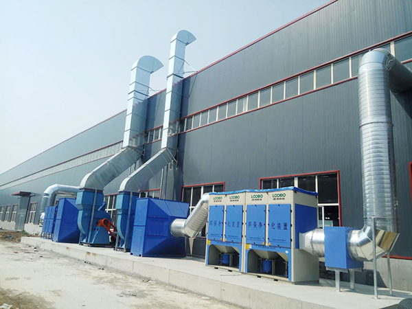 濟南某工業車間車間粉塵治理及VOC治理項目竣工