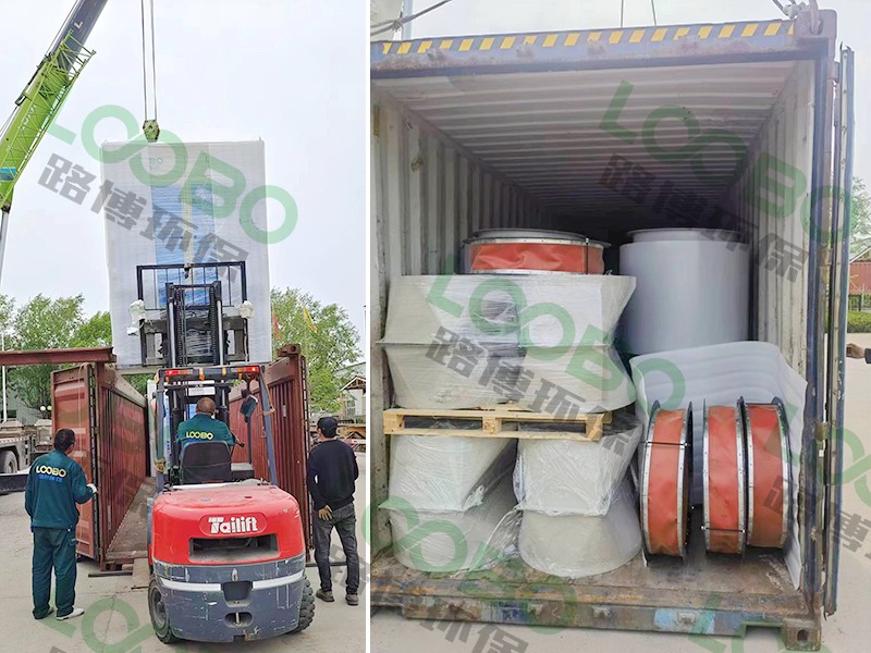 多濾筒除塵器遠赴澳洲,五一發貨忙不停 (3).jpg